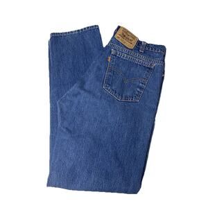 Vintage Levi’s 505 Orange Tab Straight Leg Denim Jeans Size 34/31 Made In USA